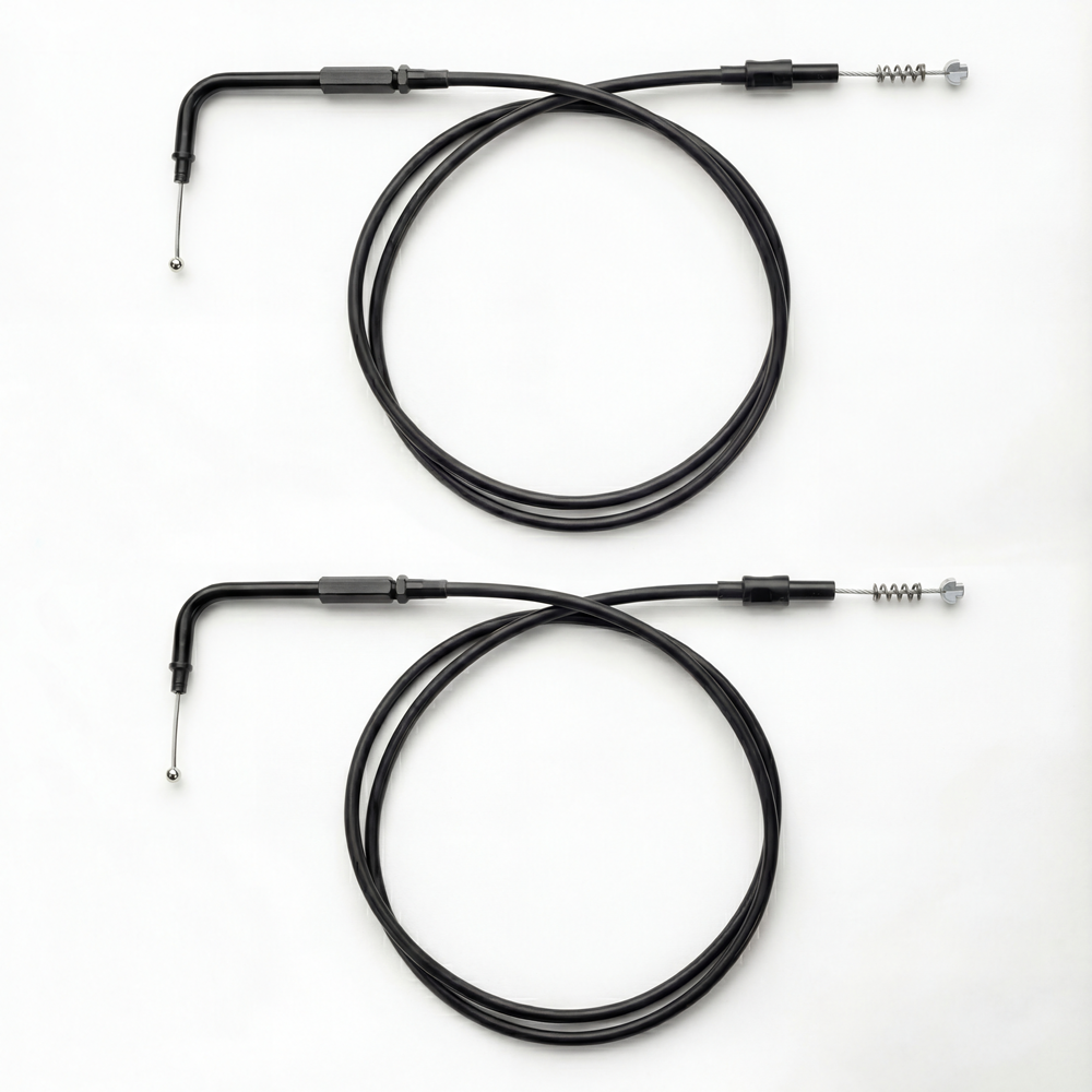 Image of Throttle & Idle Cables for Dyna/Softail