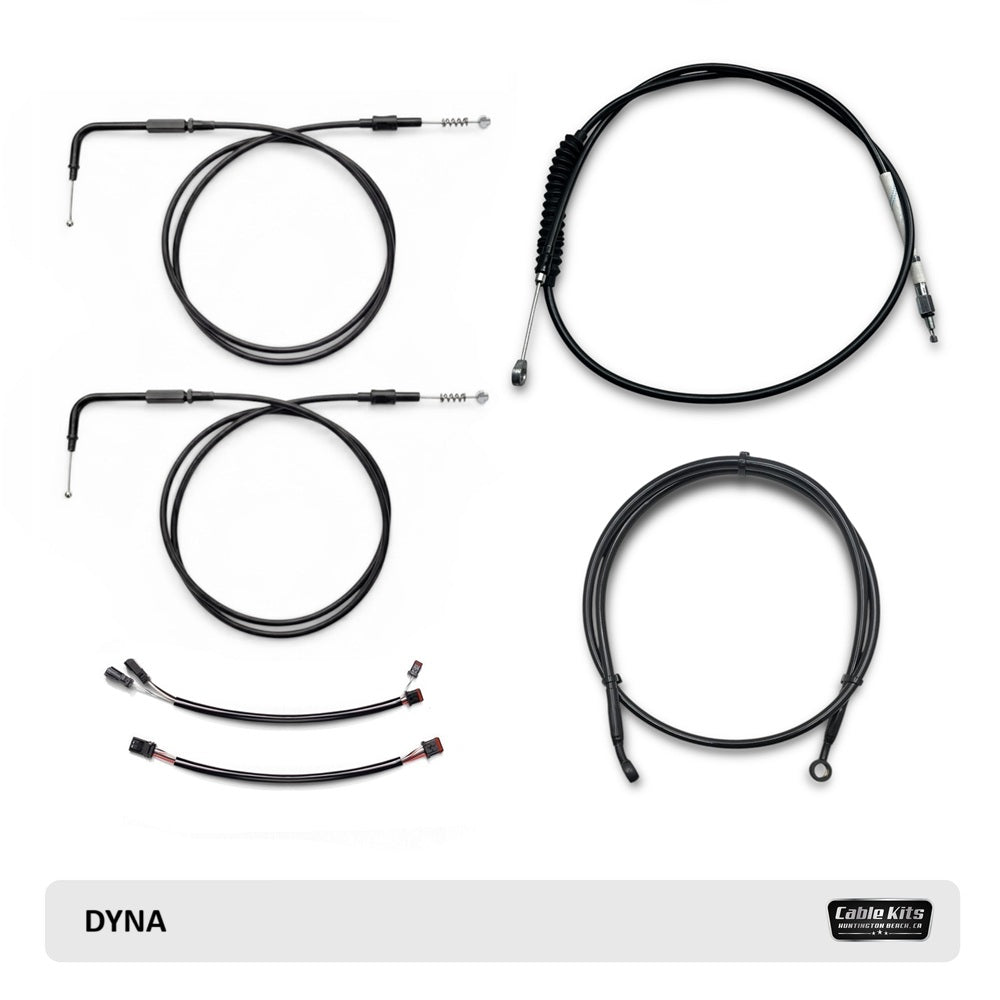 Image of Non ABS Cable Kit for 2012-2017 Harley Davidson Dyna Low Rider