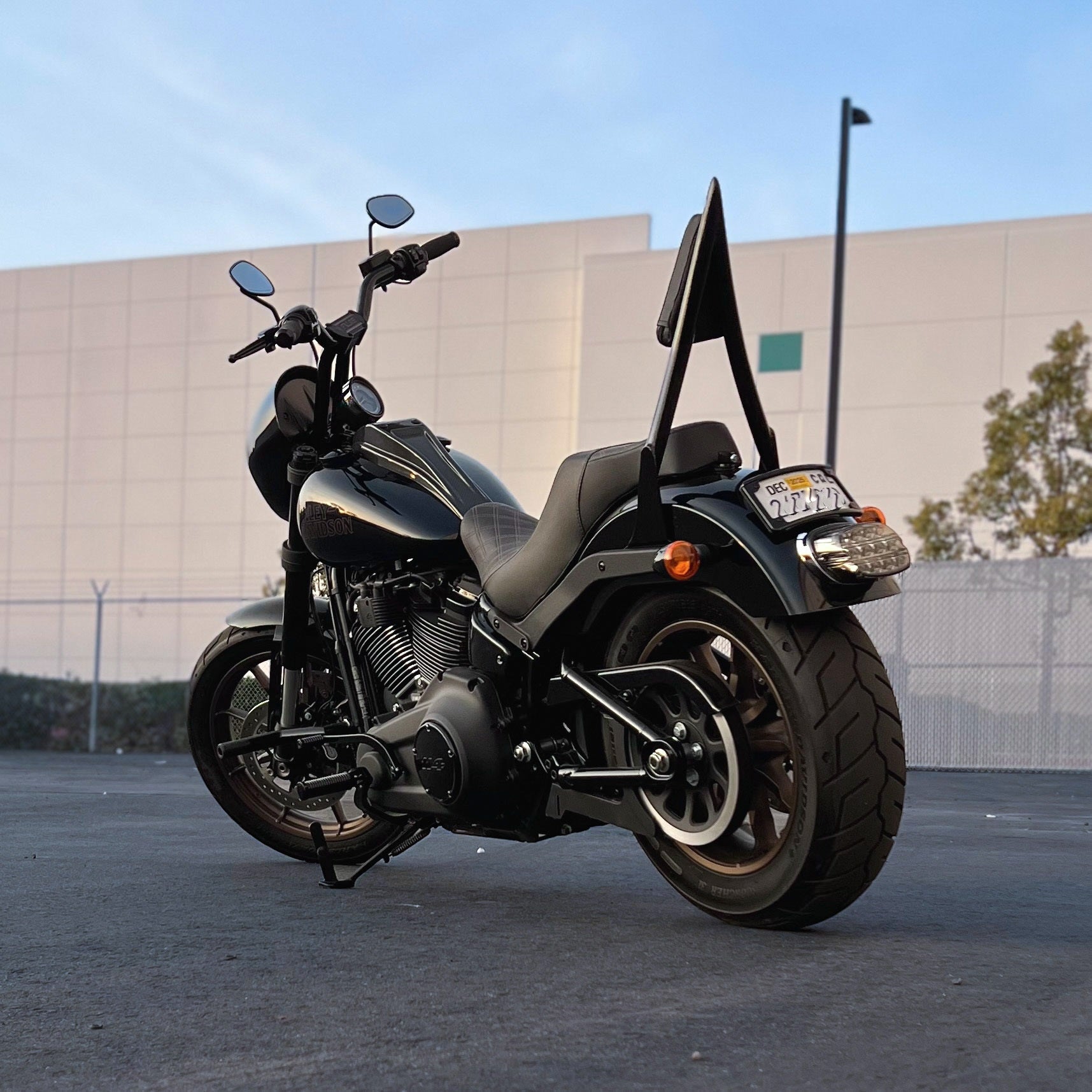 Image of Pullback Riser & Moto Bar for the 2022-2024 Low Rider S