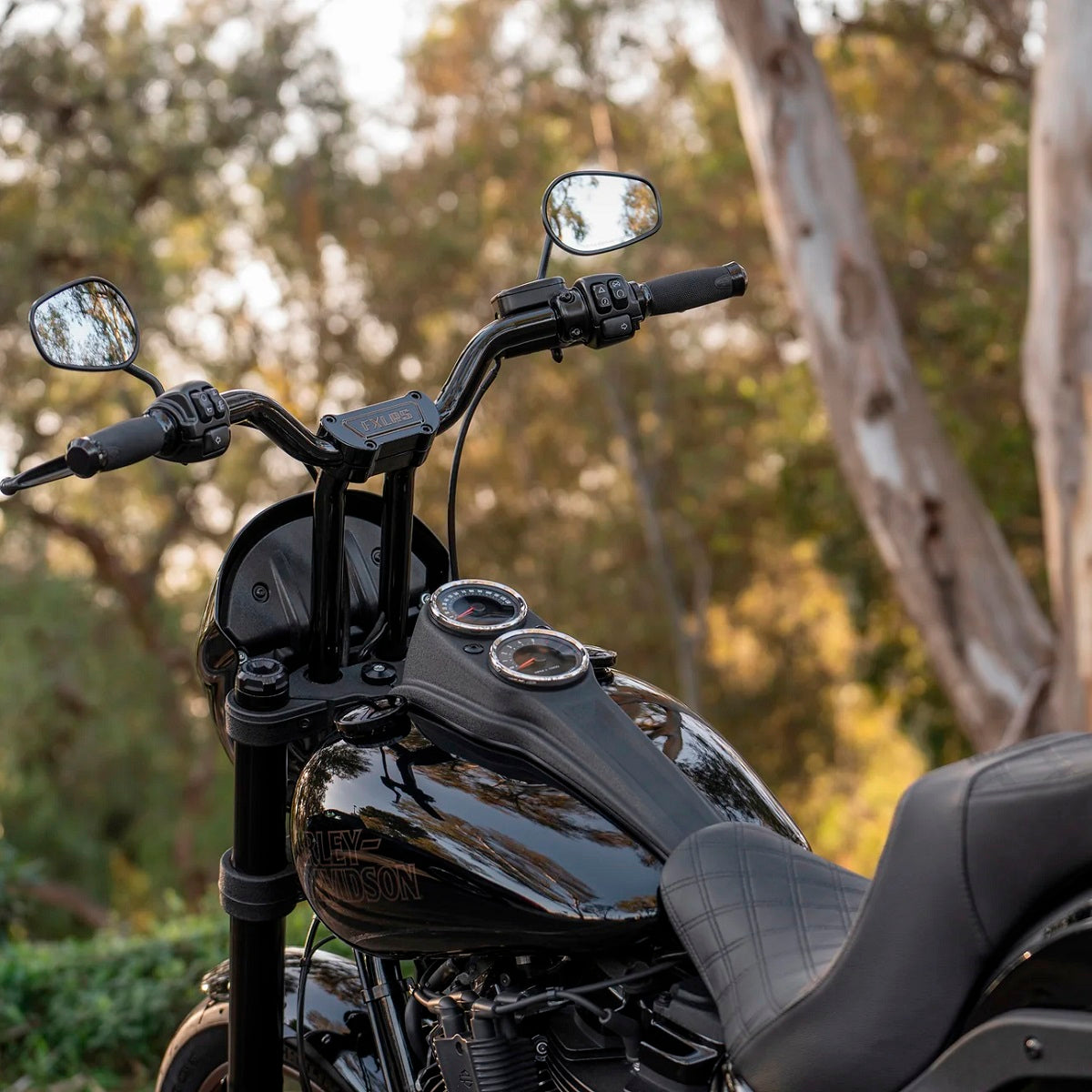 Image of Pullback Riser & Moto Bar for 2020-2021 Low Rider S