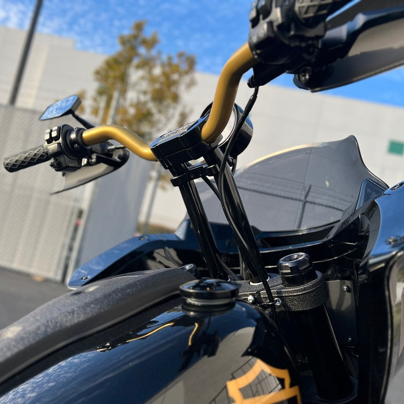 Image of Pullback Riser & Moto Bar for 2022-2024 Low Rider ST