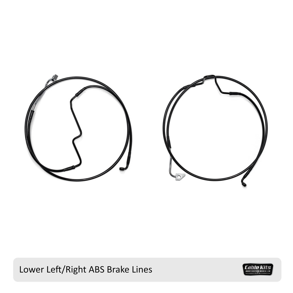 Image of Lower Left & Right ABS Brake Lines for 2014-2026 Harley Touring
