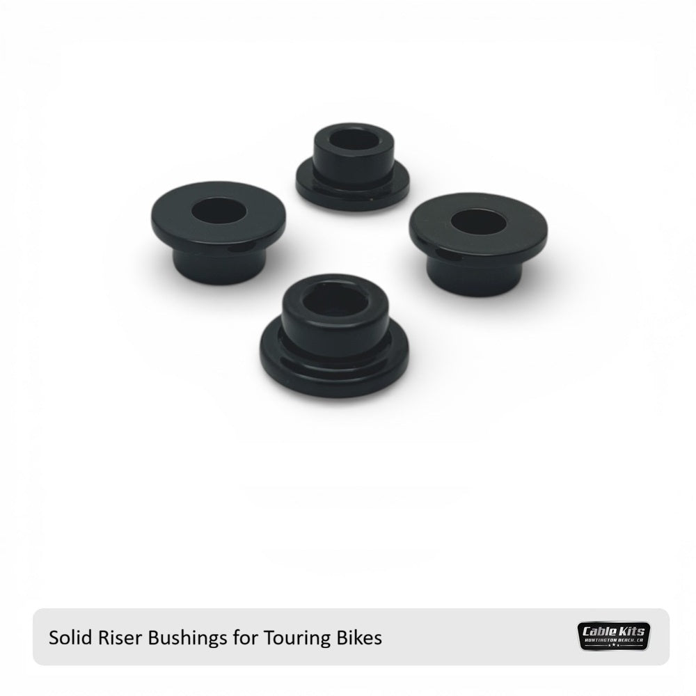 Solid Handlebar Bushing for 2007-2026 Harley Davidson Touring – Cable Kits