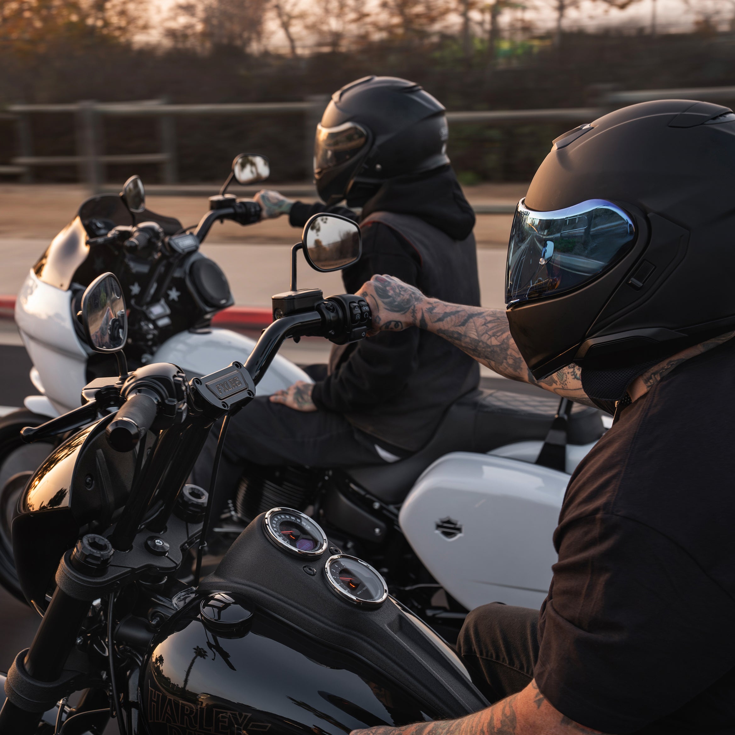 Image of Pullback Riser & Moto Bar for the 2022-2024 Low Rider S