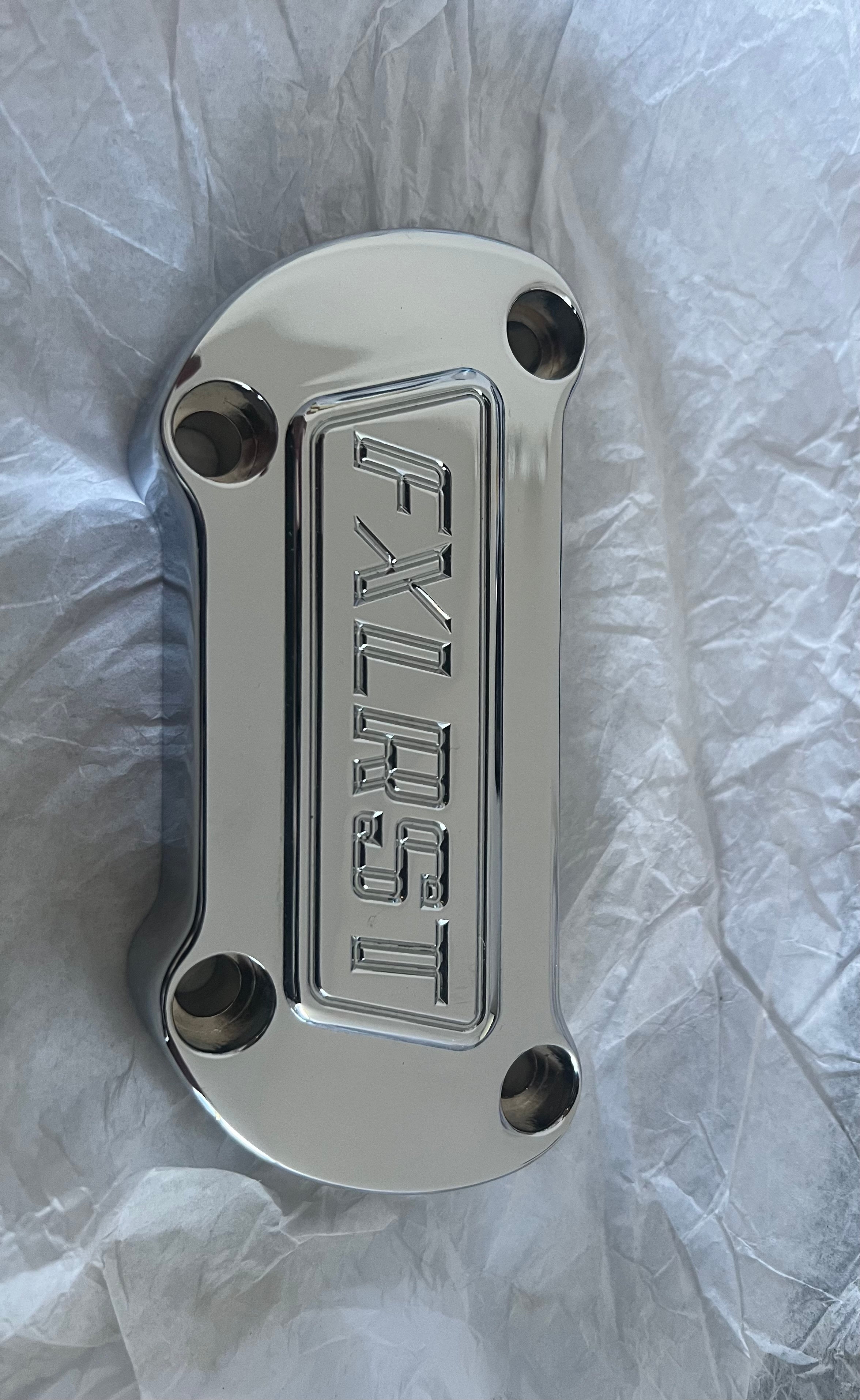 Image of Chrome Top Clamp for Risers