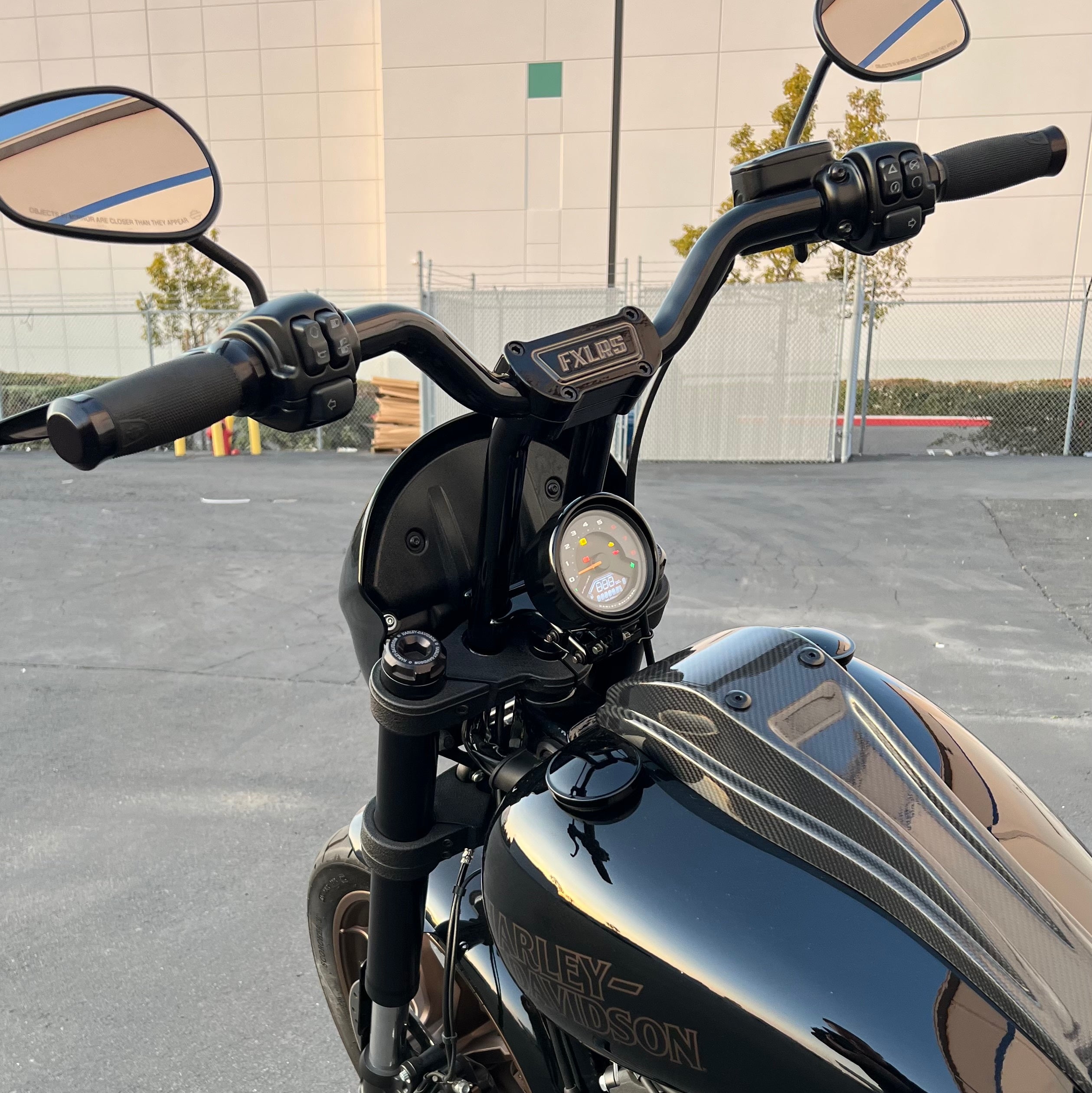 Image of Pullback Riser & Moto Bar for the 2022-2024 Low Rider S