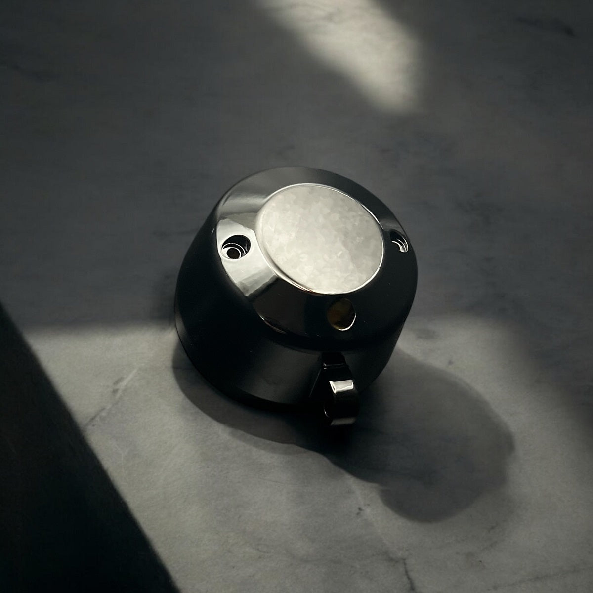 Image of Softail Round Gauge Relocation Mount for Harley Davidson