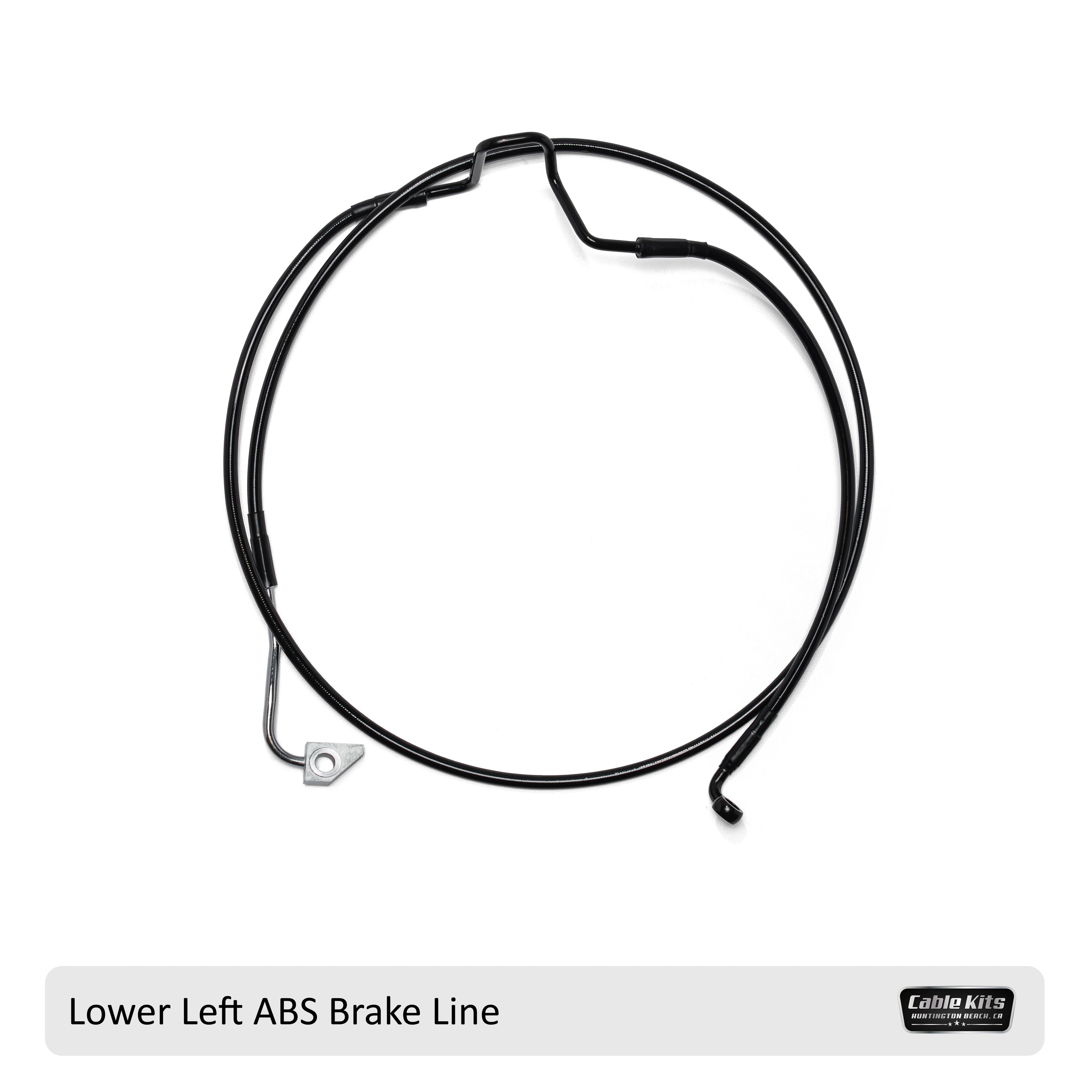 Image of Lower Left ABS Brake Line for 2014-2026 Harley Touring