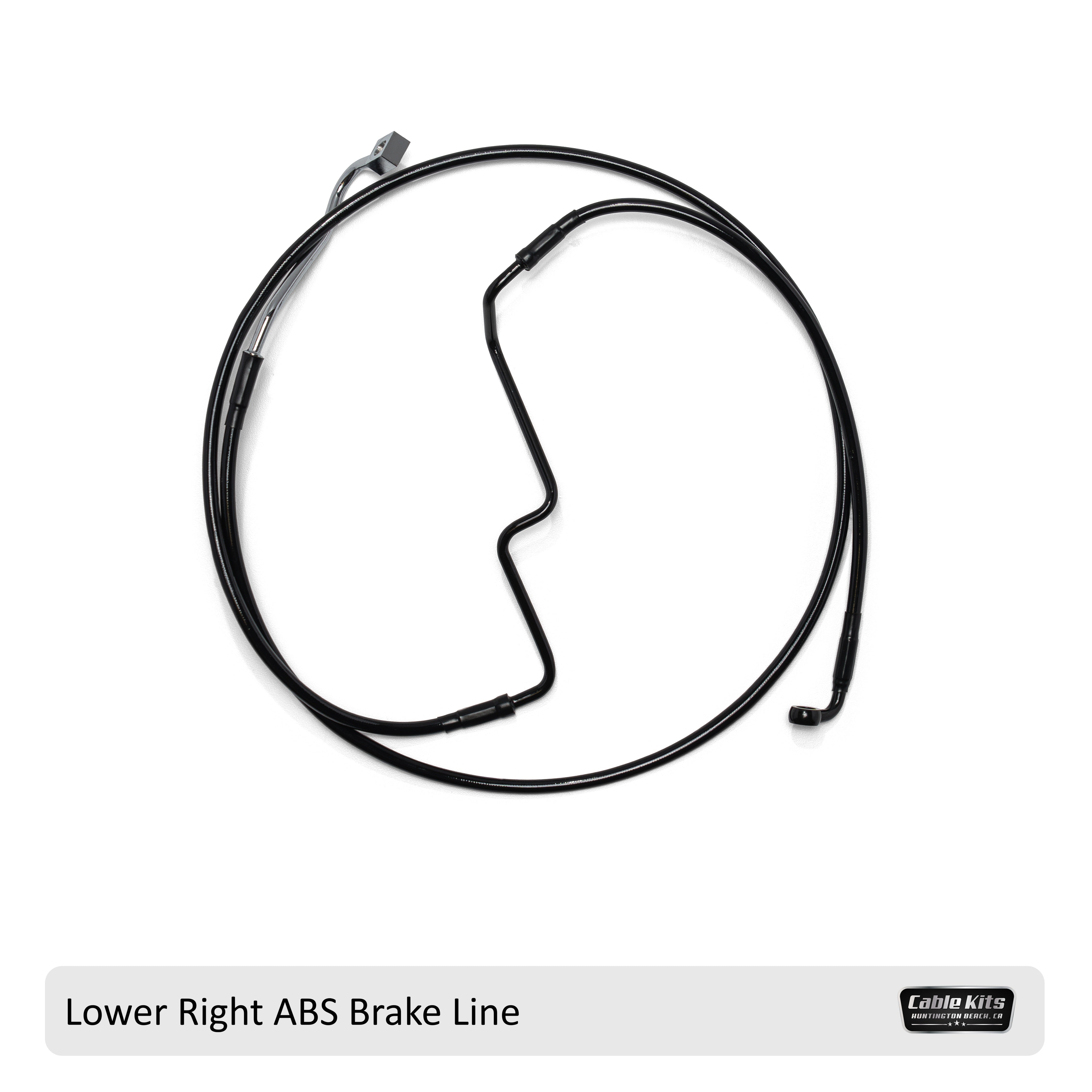 Image of Lower Right ABS Brake Line for 2014-2026 Harley Touring